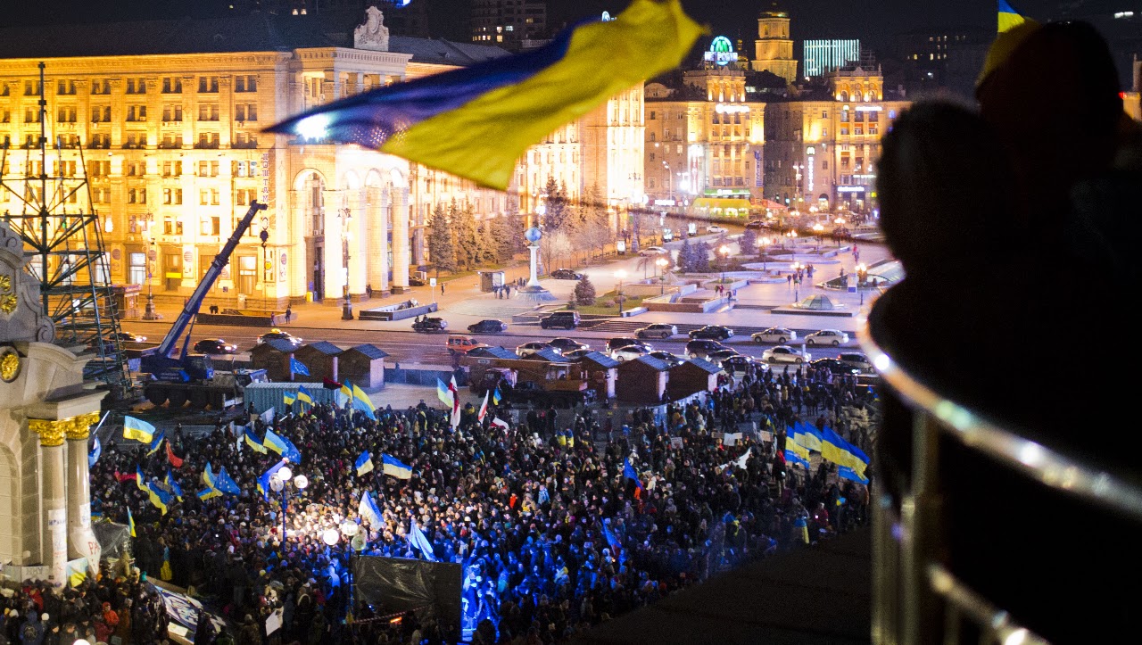 Pictured are Euromaidan protests in Ukraine.Credit: https://commons.wikimedia.org/wiki